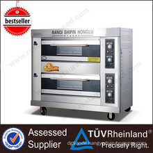 (Ce Approval) Stainless Steel K263 2-Layer 4-Tray Kitchen Oven High Quality Industrial Gas Oven